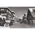 Adelboden Dorfstrasse In Winter Real Photo Swit...
