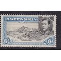 Ascension 1938 Three Sisters 6d Mint Hung SG 43...