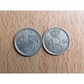 Belgium 1964 25 Centime Belgie (Dutch - Flemish...