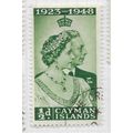CAYMAN ISLANDS 1948 KG6 SILVER WEDDING USED SG1...