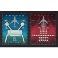 China Peking Intl Airport 2v 1980 MNH SG#2993-2994