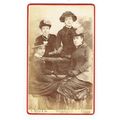 Victorian cdv photo four young women Bangor pho...