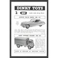 DINKY TOYS Jaguar Coupe & Army Wagon :- Origina...