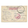 Postcard from German civilian internee in Franc...