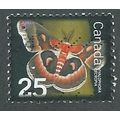 CAN 2007 25c ' INSECTS - CECROPIA MOTH' FINE US...