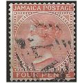 Jamaica 1872 SG11 4d Brown-Orange Wmk Crown CC ...