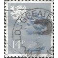 SCOTLAND, Queen Elizabeth II, Machin, light gre...