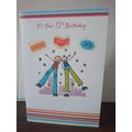 17th Birthday Card - it's your 17th birthday