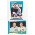 Two 1987 Fleer Wade Boggs baseball cards 29, 63...