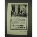 1956 Sheraton Hotel Ad - Los Angeles Town House