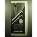 1958 Movado Watches Ad - The golden gleam of Florentine elegance