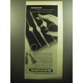 1958 Movado Diamond Watches Ad - Movado the finest of diamond watches