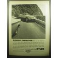 1958 Du Pont Nylon Tires Ad - Blowout protection