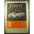 1960 Saab Car Ad - First by Comparison