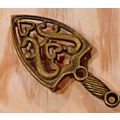 Vintage Wilton Cast Brass Trivet Scroll Hot Iro...