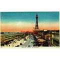 CENTRAL BEACH, BLACKPOOL., BKL 7 Tuck , Postcar...