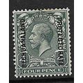 BECHUANALAND 1925-7 PROTECTORATE O/P ON 4d MINT...