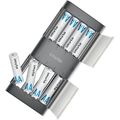 Imuto Lithium Batteries AA 8 Pack with Charger,...