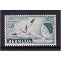 BERMUDA 1953 ROYAL VISIT SG 151 6d BLACK AND DE...