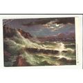 1490 HASTINGS Rough Sea Tuck Oilette Postcard