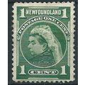 Newfoundland 1897 SG66 1c Green Mounted Mint .. ..