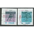 CAN 1986 SET 'WINTER OLYMPICS' (2v) FINE USED (...