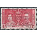 Bermuda 1937 SG107 1d Scarlet Coronation Good+ ...