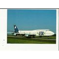 Aviation UTA/AEROMARITIME BOEING 747-300 Postca...