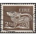 Eire 1971-75 2,1/2 Value. Sepia. Fine Used