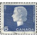 CANADA, Queen Elizabeth II, wheat sheaf, blue 1...