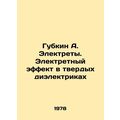 Gubkin A. Electrets. Electrical Effect in Solid Dielectrics In Russian /Gubkin