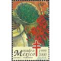 MEXICO, Tuberculosis charity, Norma Vergara, red 1999, 50c