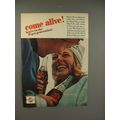 1965 Pepsi-cola, Diet-Pepsi Soda Ad - Come Alive!