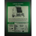 1984 John Deere 430 and 550 Round Balers Ad