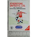 1995 programme Atherstone United v. Hastings Town