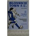 1986 programme Bloxwich Town v. Atherstone Unit...