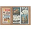 Southern Railways Round Tours Of England Advertising Postcard