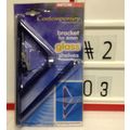 3 contemporary Glass Shelf Bracket, glassThickn...