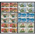 China People's Police 6v Blocks of 4 1998 MNH S...