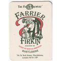 BEER MAT - FIRKIN BREWERY - FARRIER FIRKIN - (C...