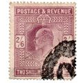 KING EDWARD V11 1901-1910 FINE USED 2/6d. LILAC...