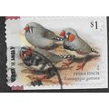 AUS 2018 $1.00 (S/A) 'BIRDS -FINCHES -ZEBRA' ON...