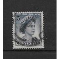 Australia.SG314 5d Queen Elizabeth II (Deep Blu...