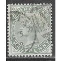 GIBRALTAR 1898 QV SG39 GREY GREEN HALFPENNY USED