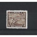 Malta.SG217 1/4d Grand Harbour,Valletta.Mounted...