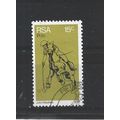 SouthAfrica.SG395 15c Polo Player.Fine Used.Sep25