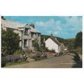 Old Cottages at Boscastle Cornwall Postcard 2853