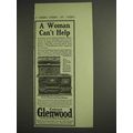 1914 Plain Cabinet Glenwood Range Ad - Can't Help