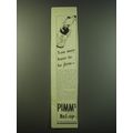1940 Pimm's No.1 Cup Ad - You may have to be firm