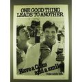 1980 Coca-Cola Soda Ad - One Good Thing Leads to